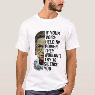 Camiseta Título: Si tu voz no tenía citas de poder feminist