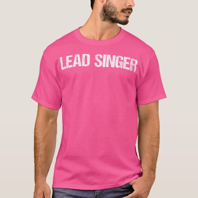 Camiseta Título Simple Cantante Principal (Anverso)