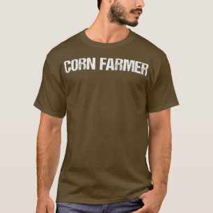 Camiseta Título simple de agricultor de maíz