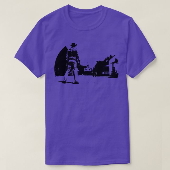 Camiseta Títulos de apertura de humo de arma de fuego de lo (Diseño del anverso)