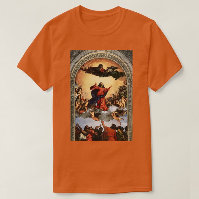 Camiseta Tiziano Vecelli Asunción tiana de la Virgen Ti (Diseño del anverso)