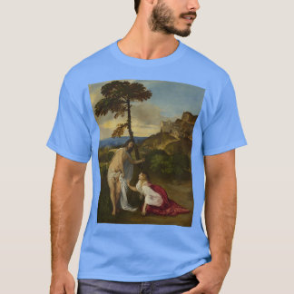 Camiseta Tiziano Vecelli Cristo tiano y Mary Magdalene N