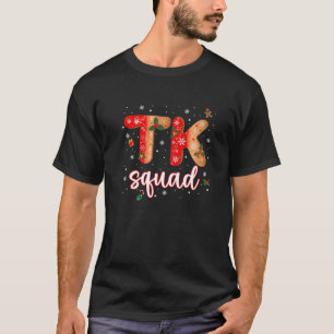 Camiseta TK Candy Cane Crew Funny Navidades TK Squad Teache