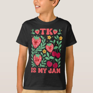 Camiseta Tk Es Mi Jam Strawberry Cherry Transition Kinder