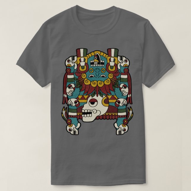 Camiseta Tlaltecuhtli Aztec Goddess Mesoamerican Earth Godd (Diseño del anverso)