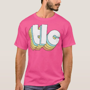 Camiseta TLC Retro Rainbow Typography Style Faded Style