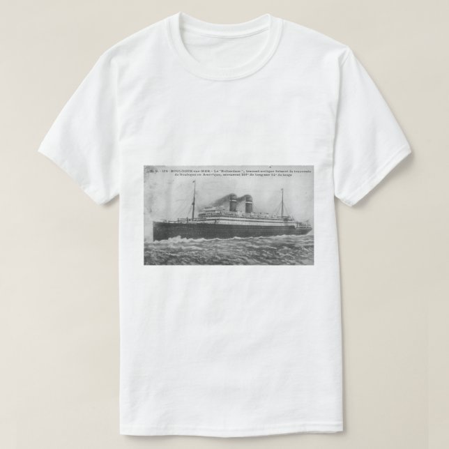 Camiseta Tliner oceánico Rotterdam 1910 (Diseño del anverso)