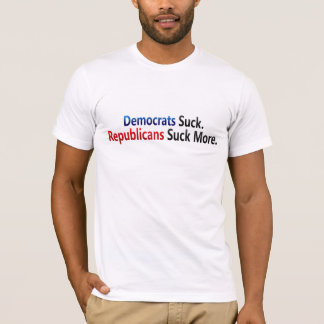 Camiseta TLT Demócratas chupan - los republicanos chupan