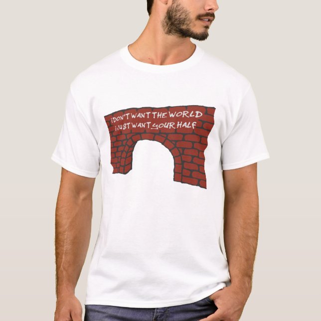Camiseta TMBG - I don't want the world (Anverso)