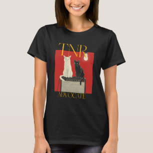 Camiseta TNR Advocate Gatos Trampa Neutro Retorno Diversión