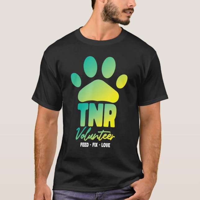 Camiseta TNR Voluntarios de TNR Alimentos Fix Amor 2 (Anverso)