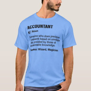 Camiseta to ACCOUNTANT funny definitionACCOUNTANT funny say