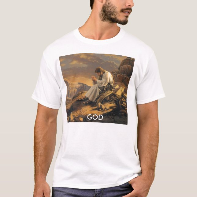 Camiseta to_be_with_god_2, GOD - Personalizado - Personaliz (Anverso)