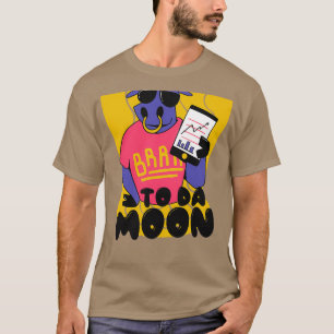 Camiseta To da moon bull market funny rising index