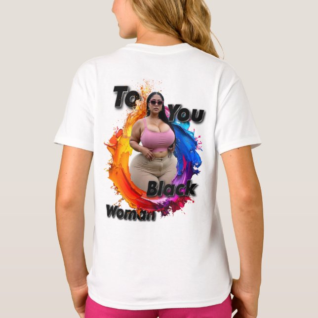 Camiseta To You Black Woman (Reverso)