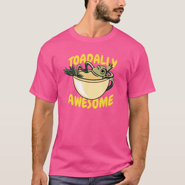 Camiseta Toadally Awesome Coffg Frog Lily Pads (Anverso)