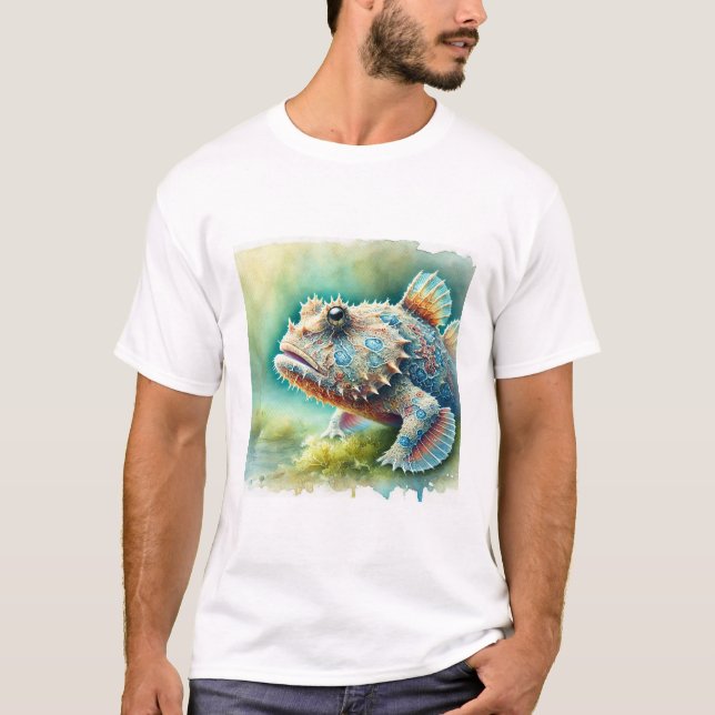 Camiseta Toadfish 091024AREF119 - Watercolor (Anverso)