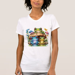 Camiseta Toadstool de Cottagecore y rana