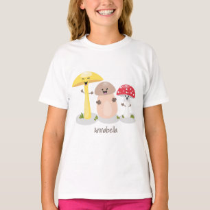Camiseta Toadstool de hongos de hongo de kawaii