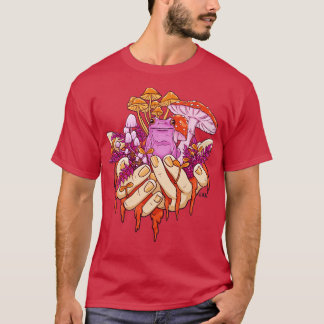 Camiseta Toadstool Sapófico Rana Sapo Sólido