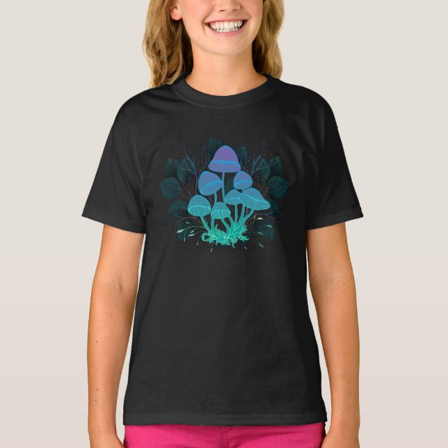 Camiseta Toadstools en Bushes (Anverso)