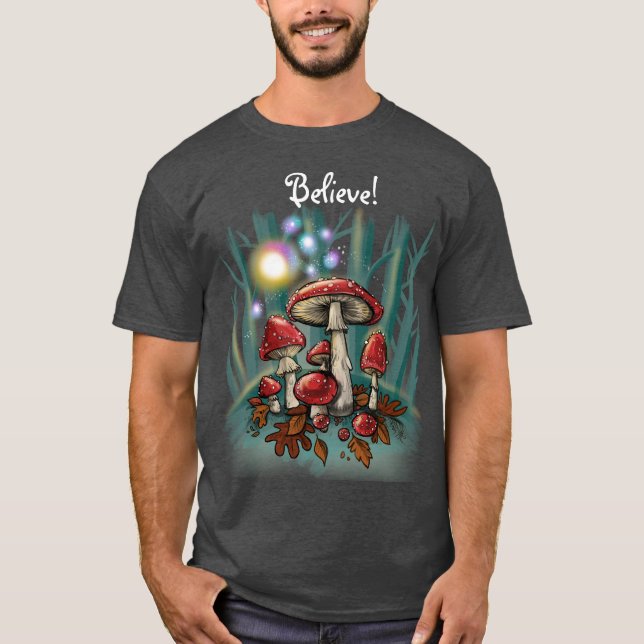 Camiseta Toadstools encantados (Anverso)