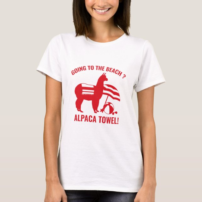 Camiseta Toalla de Alpaca (Anverso)