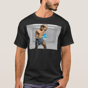 Camiseta Toalla de hombre de SlipperyJoe rota pared de ladr