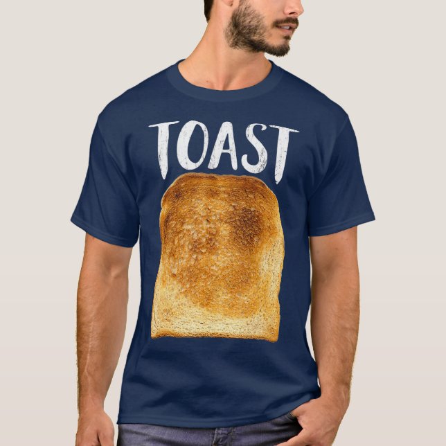 Camiseta Toast Costume Halloween Funny Bread Lover Gift (Anverso)