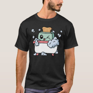 Camiseta Toaster Bath Funny Live Laurel Toaster Bath