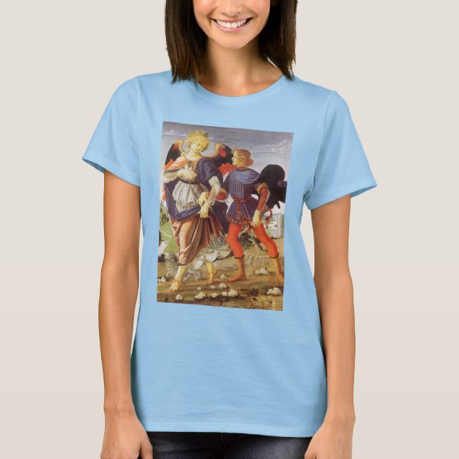 Camiseta Tobias y el ángel de Andrea del Verrocchio (Anverso)