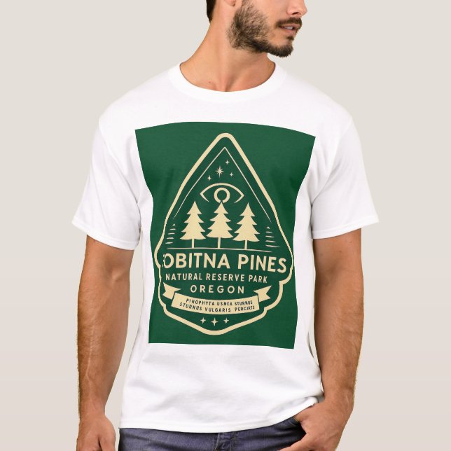 Camiseta Tobitna Pines Oregon Natural Reserve Park – t shir (Anverso)