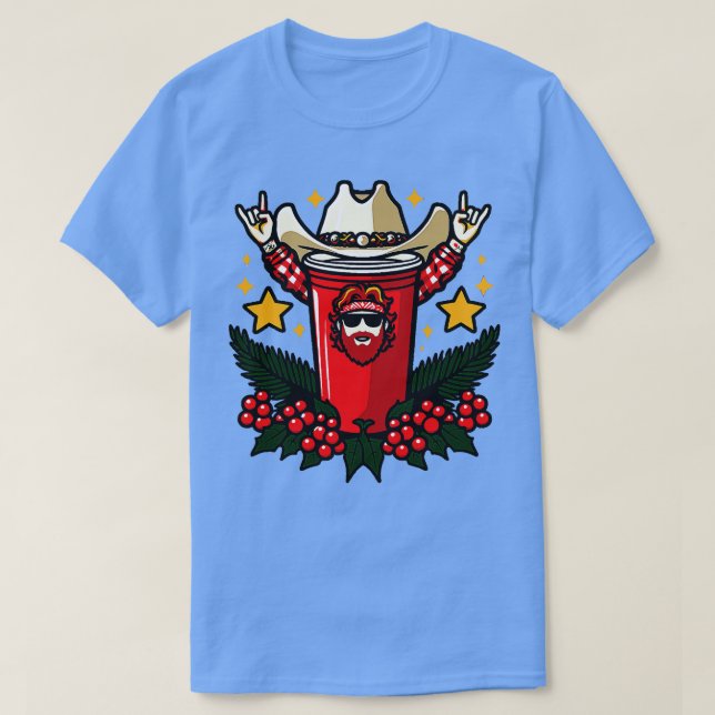 Camiseta Toby Keith Red Solo Cowboy (Diseño del anverso)