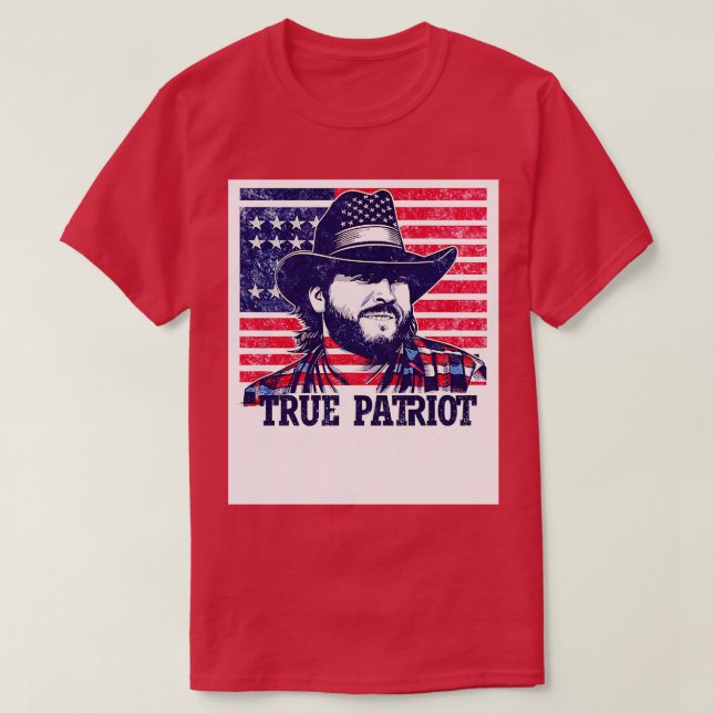 Camiseta Toby Keith True Patriot TShirt (Diseño del anverso)