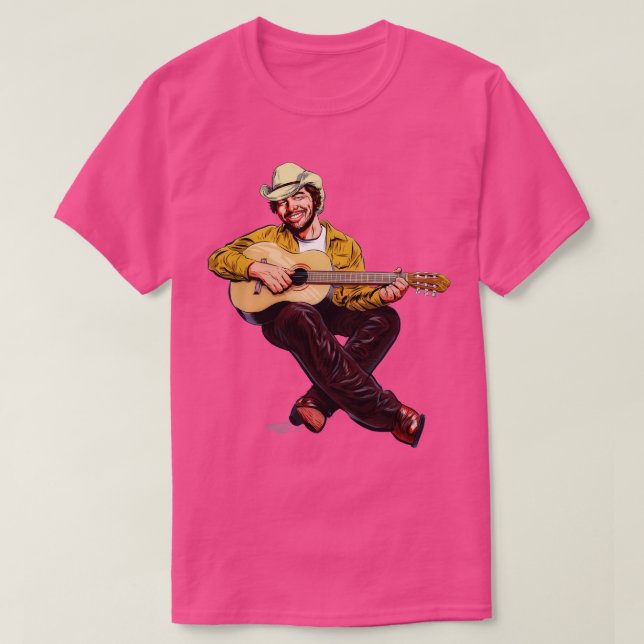 Camiseta Toby Keith Un ilustracion de Paul Cemmick (Diseño del anverso)