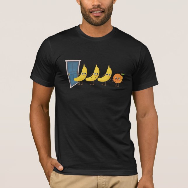 Camiseta Toc Toc Toc que está allí Banana no dijo Naranja (Anverso)