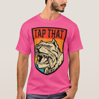 Camiseta Toca al Pitbull fumando puro