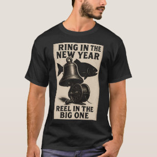 Camiseta Toca el Año Nuevo – Carrete de Pescar Antiguo Dive