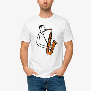 Camiseta Toca el Saxofón – Amante de la Música