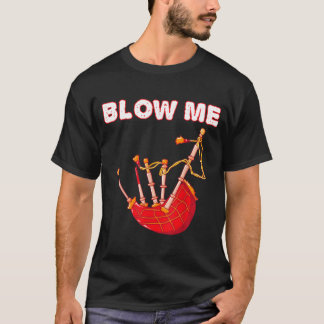 Camiseta Toca gaitas escocesas divertidas tartán sarcástico