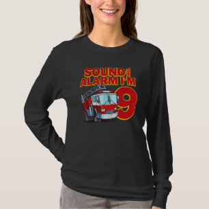 Camiseta Toca la alarma Cumplo 9 años Chico de cumpleaños C