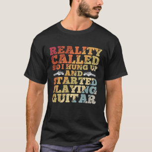 Camiseta Toca la guitarra acústica para un guitarrista músi
