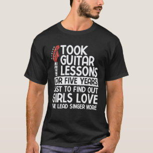 Camiseta Toca la guitarra acústica para un guitarrista músi
