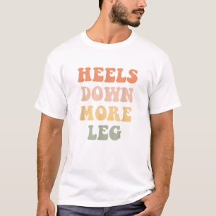 Camiseta Toca Más Caballo Ecuestre Gracioso De La Pierna Ca