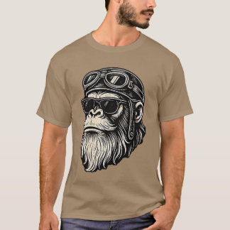 Camiseta Toca Mi Barba Y dime Soy Un Mono Bastante Divertid