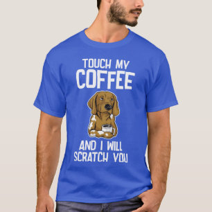 Camiseta Toca mi café y te rascaré la familia