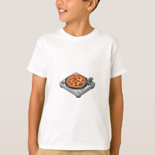 Camiseta Toca Toca Pizza Fiesta Tocadiscos Niños