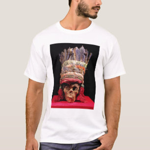 Camiseta Tocado emplumado en un cráneo, de Perú