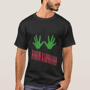 Camiseta Tocado por Leprechaun, Chica irlandés Chiste sarcá