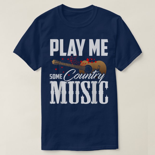 Camiseta Tócame alguna música country2201 (Diseño del anverso)
